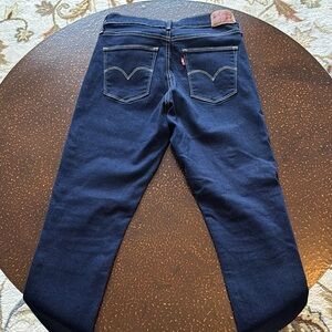 Levi's Dark Blue Denim Jeans